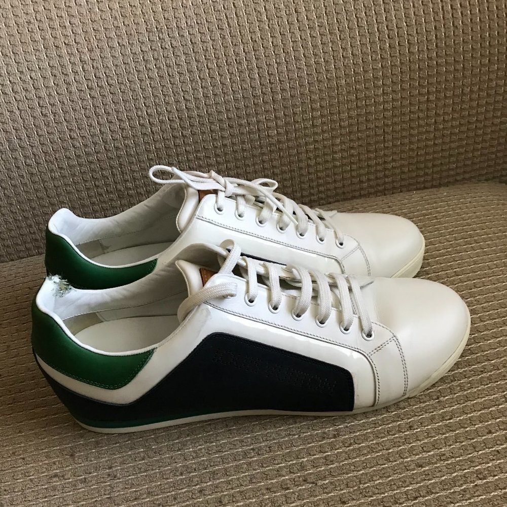 Louis Vuitton Men's 3-Tone Leather Sneakers - Picture 3 of 16